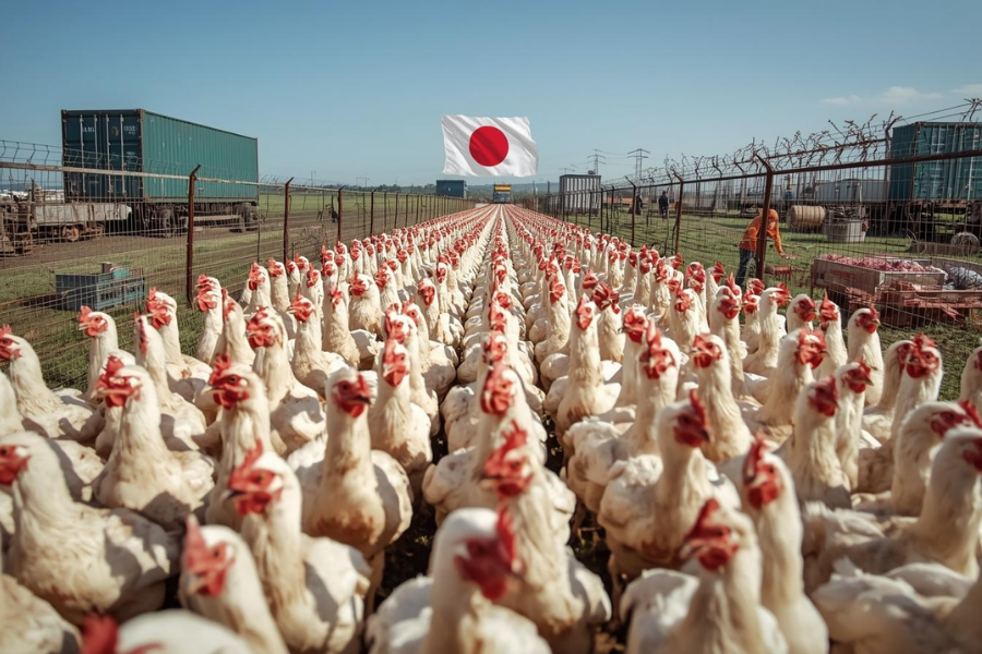 Japão se torna principal destino da carne de frango do Mato Grosso do Sul